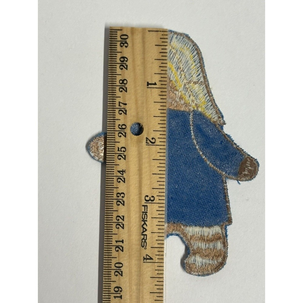 4” Paddington Bear Woven Embroidered Patches Iron-Sew On Vintage Crafting Fun - Picture 3 of 4
